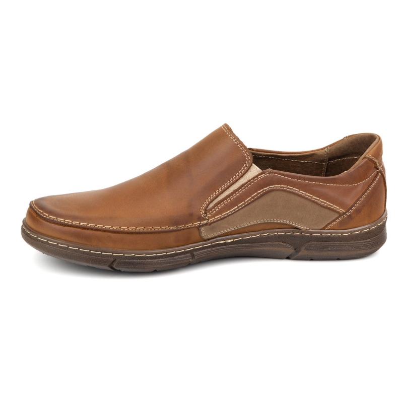 Olivier Slip-on 283gT Camel brown shoes 1