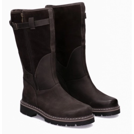 Durable tactical boots-myśliwskie leather Baribal Pollonus brown 6-0104-001 1