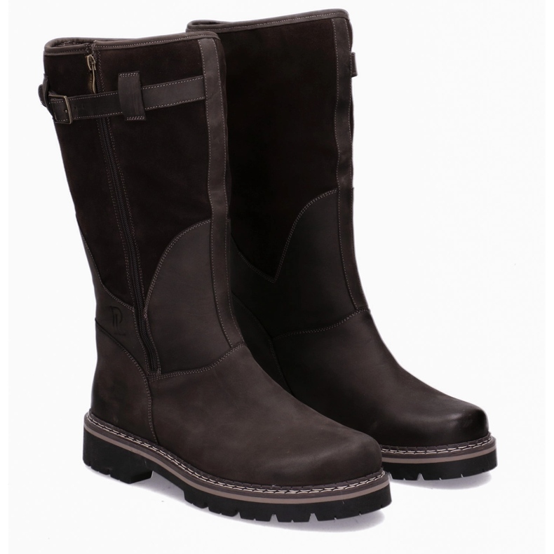 Durable tactical boots-myśliwskie leather Baribal Pollonus brown 6-0104-001 1 Durable tactical boots-myśliwskie leather Baribal Pollonus brown 6-0104-001 1