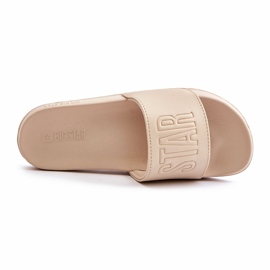 Women's foam flip-flops Big Star OO274043 Beige 1