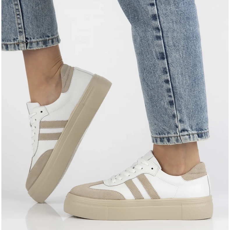 Filippo Dp6841/24 leather sneakers white 2