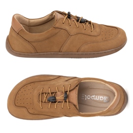 Kampol Barefoot minimalist leather shoes 500/24 light brown 1 Kampol Barefoot minimalist leather shoes 500/24 light brown 1