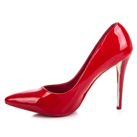 Vinceza Red lacquered heels 1
