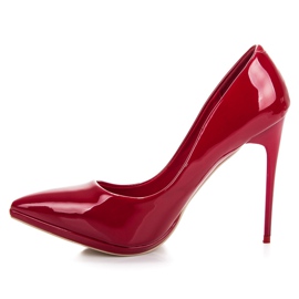 Vinceza Maroon high heels red 1
