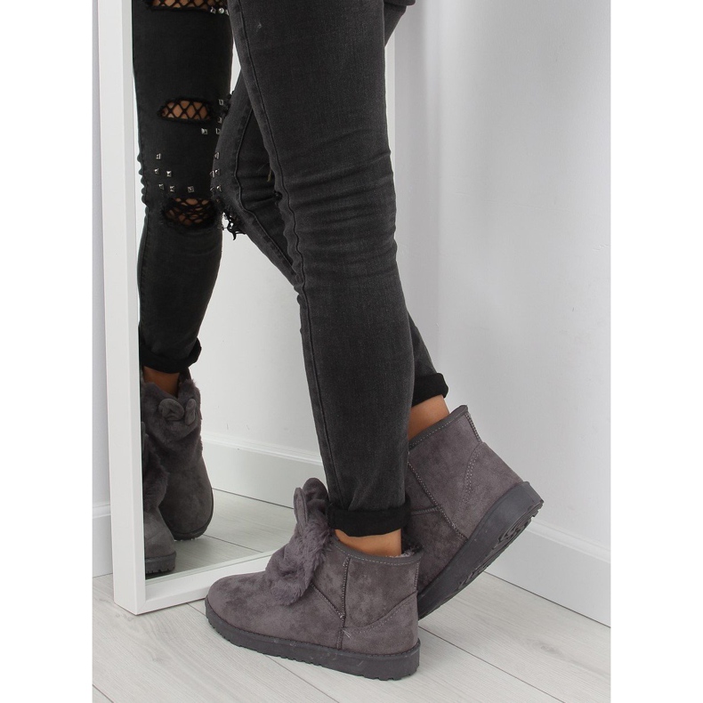 Emusy with ears gray B198 gray grey 2