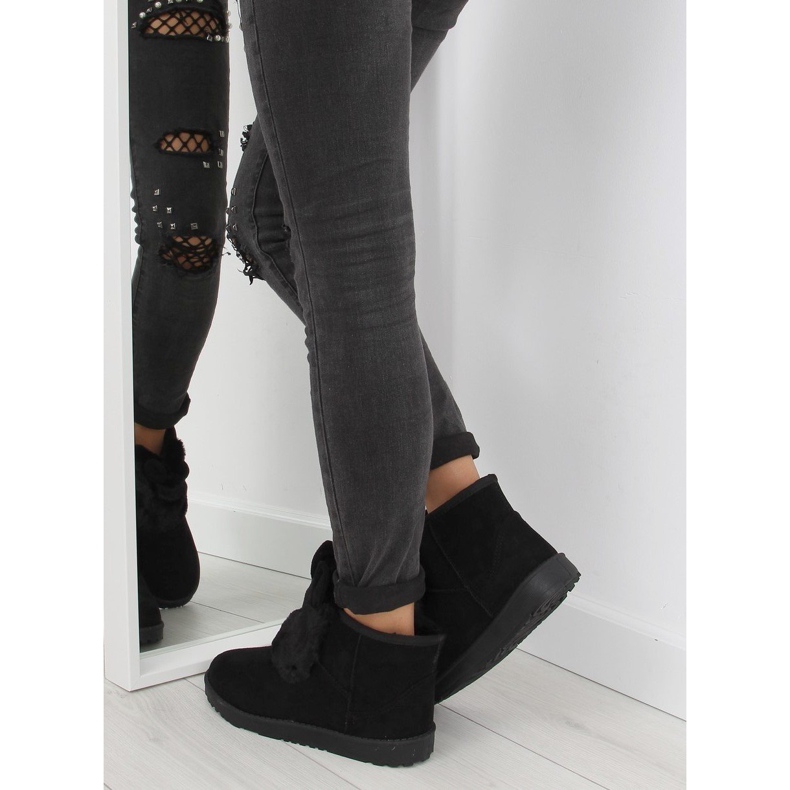 Black emusy with ears B198 black 2