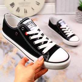 Black half sneakers Big Star T274023 2