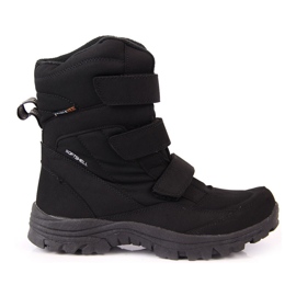 Men's waterproof trekking black American Club snow boots 1