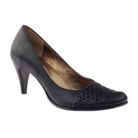 Leather Pumps Black PEES 263 1 Leather Pumps Black PEES 263 1