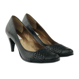 Leather Pumps Black PEES 263 4