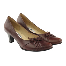 PEES Brown Leather Pumps 4