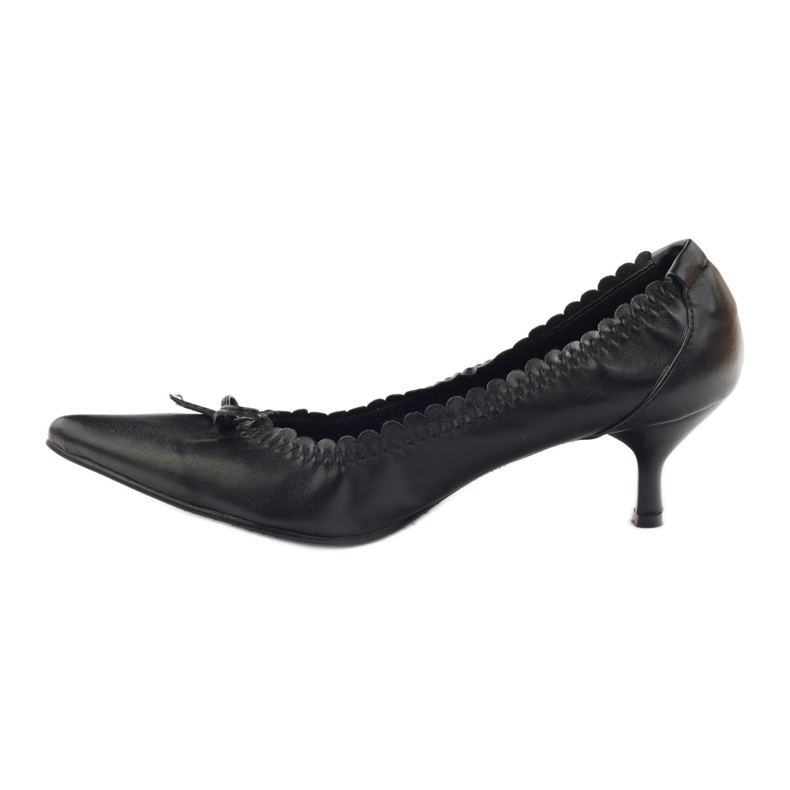 Pumps with Christine leather insert black 2