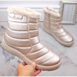 Women's waterproof patent snow boots, beige News 1467 2 Women's waterproof patent snow boots, beige News 1467 2