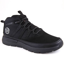 Bustagrip Men's black leather ankle boots 2