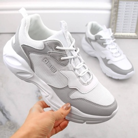 Women's sports shoes, white sneakers Big Star LL274375 2