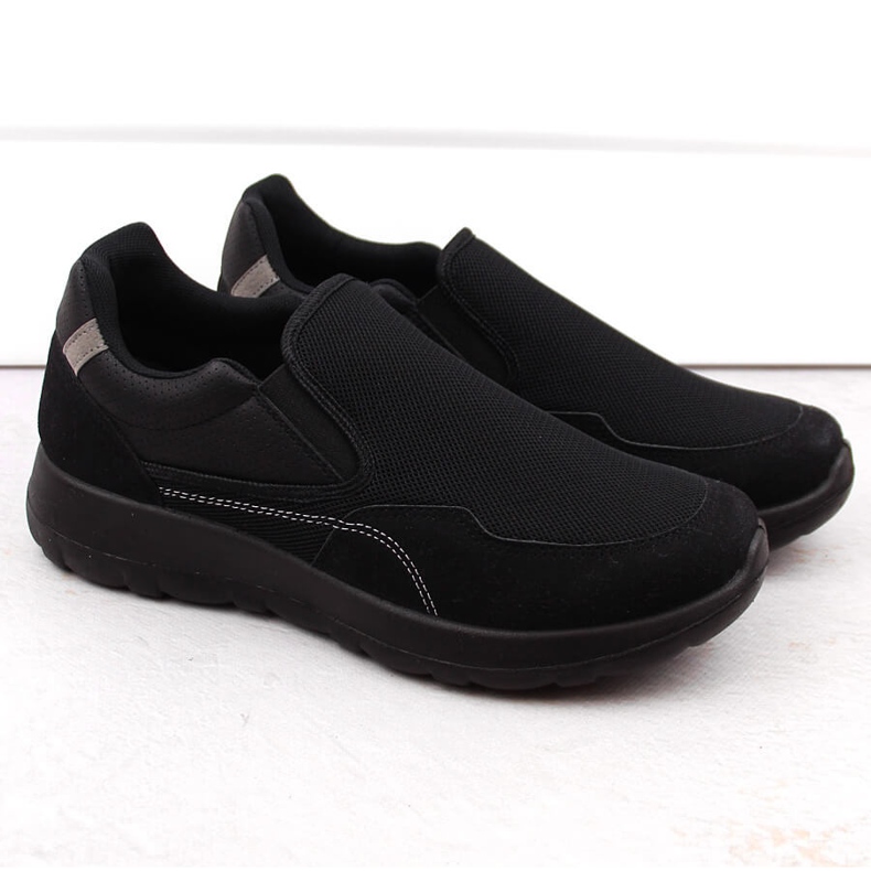 Men's sports slip-on shoes black News 2160 1 Men's sports slip-on shoes black News 2160 1
