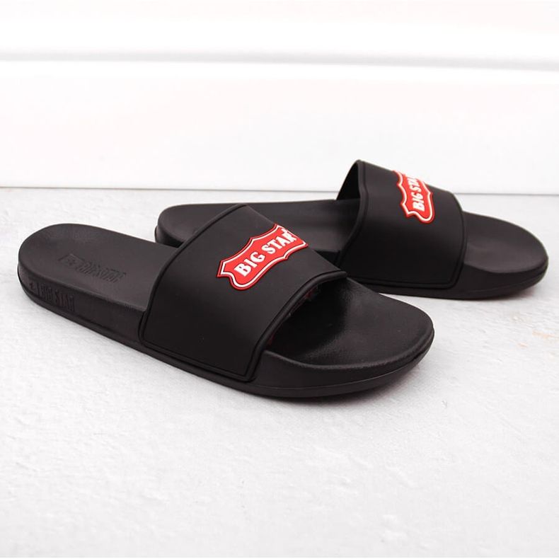 Black sports flip-flops Big Star OO274038 1