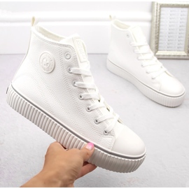 Insulated high-top sneakers white Big Star OO274788 2