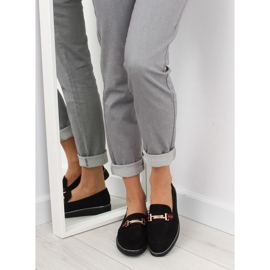 Black Women's loafers S0-204 black 1
