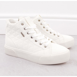 Quilted warm sneakers white Big Star OO274A479 2