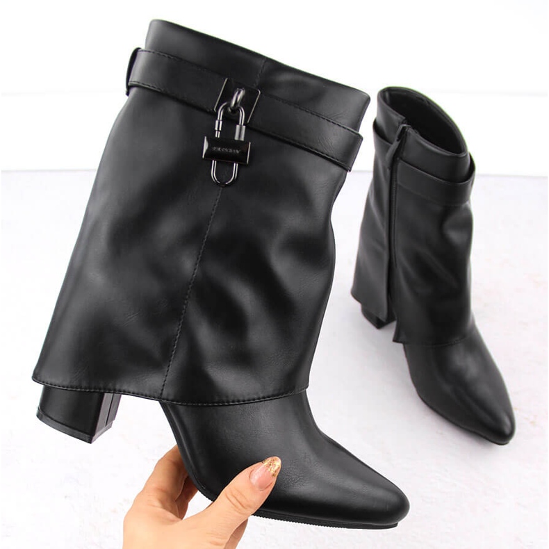 Women's ankle boots, black, Vinceza 16468 1