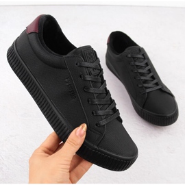 Black insulated low sneakers Big Star OO274A462 1