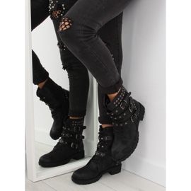 Black boots black FC-H123 1