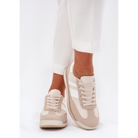 Beige Women's Sneakers Sports Shoes 2