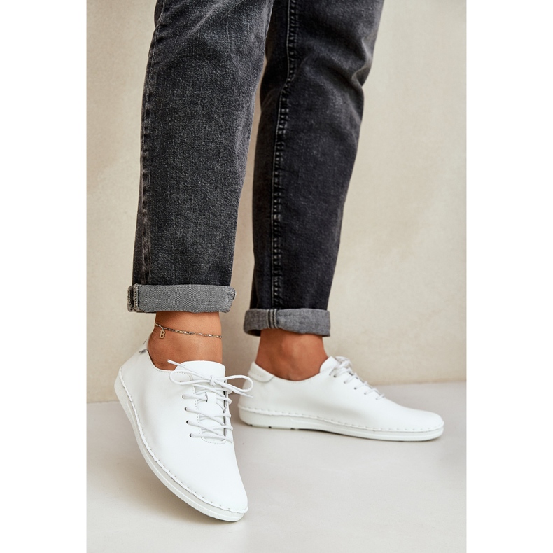 S.Barski LRADED LEMBERS LR51-645 white leather shoes 2 S.Barski LRADED LEMBERS LR51-645 white leather shoes 2