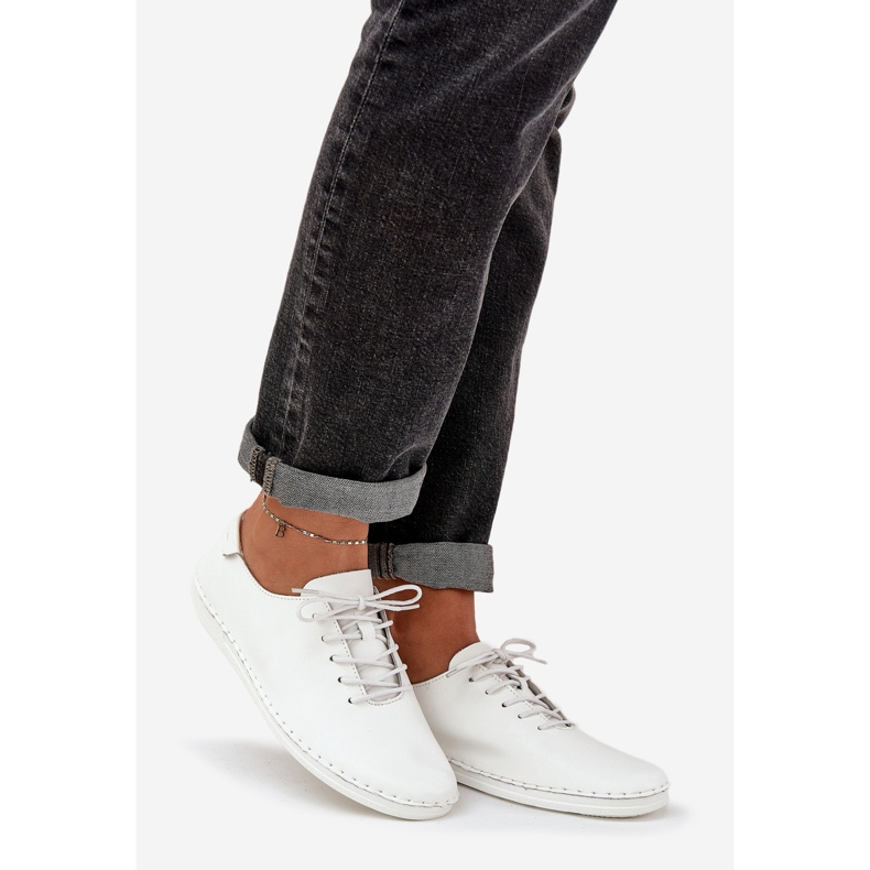 S.Barski LRADED LEMBERS LR51-645 white leather shoes 1 S.Barski LRADED LEMBERS LR51-645 white leather shoes 1