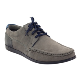 Badura 3175 gray sports shoes navy blue blue grey 1