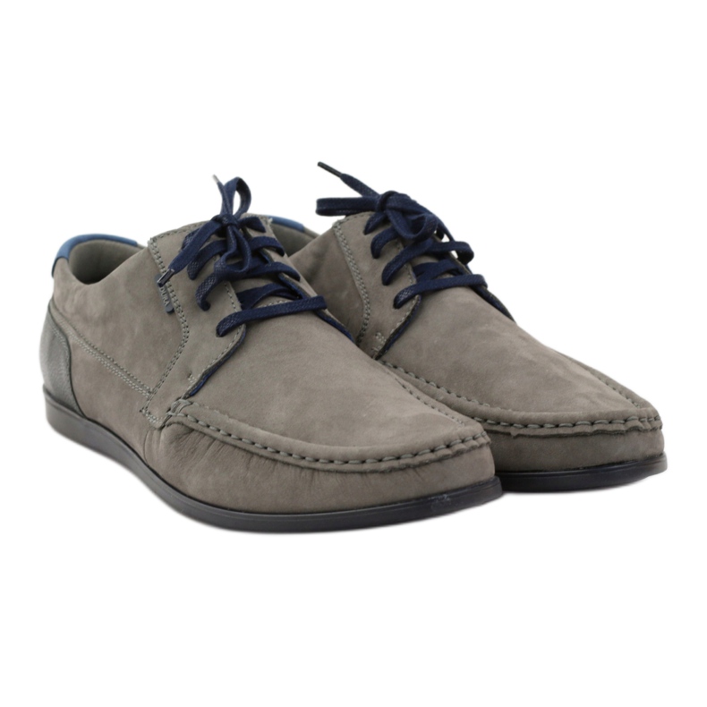 Badura 3175 gray sports shoes navy blue blue grey 4