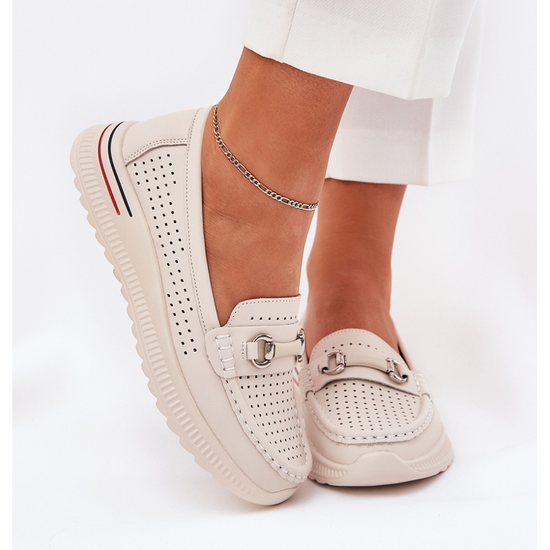 Openwork Vinceza 95331 Natural Ballerinas beige 2 Openwork Vinceza 95331 Natural Ballerinas beige 2