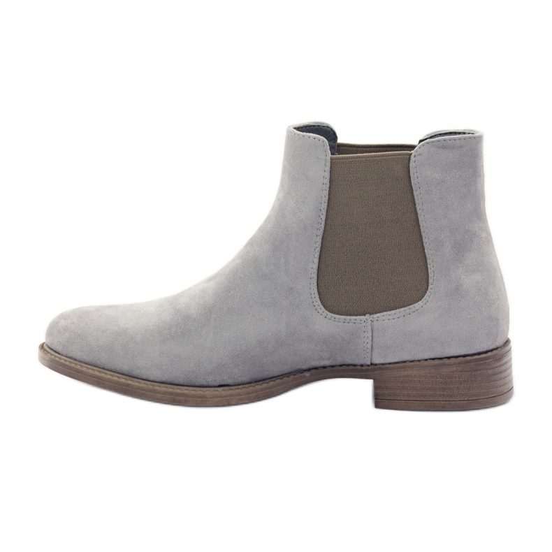 Gray Jodhpur boots Sergio Leone 301 grey 2