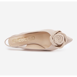 Leather elegant pumps on Chebello 4666 beige 1 Leather elegant pumps on Chebello 4666 beige 1