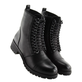 Black Workery boots A89626 black 1