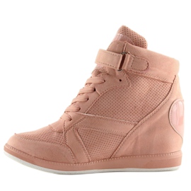 Pink 1542 pink women's sneakers 2