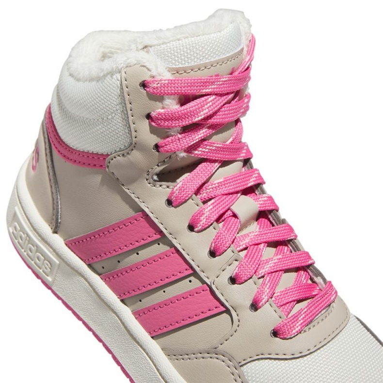Adidas Hoops Mid 3.0 K IF7739 shoes beige 5