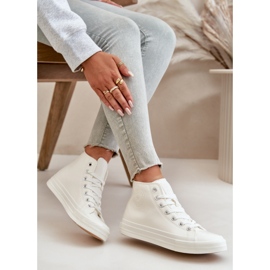 Women's insulated sneakers with eco-leather big star oo274932 white 5 Women's insulated sneakers with eco-leather big star oo274932 white 5