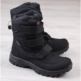 Men's waterproof trekking black American Club snow boots 2