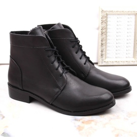 Black Dolce Pietro women's leather boots 1