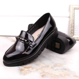Comfortable black patent women's wedge shoes by T.Sokolski 1 Comfortable black patent women's wedge shoes by T.Sokolski 1
