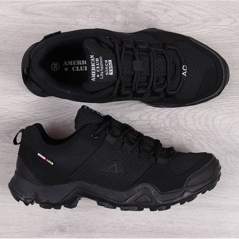 Black American Club men's trekking sports shoes 1 Black American Club men's trekking sports shoes 1