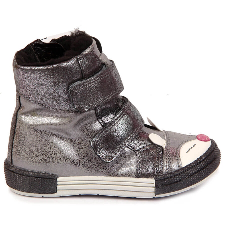 Girls' shoes, velcro, silver fox, Kornecki 6583 1