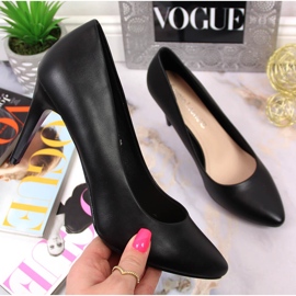 Black Sergio Leone stiletto pumps 2