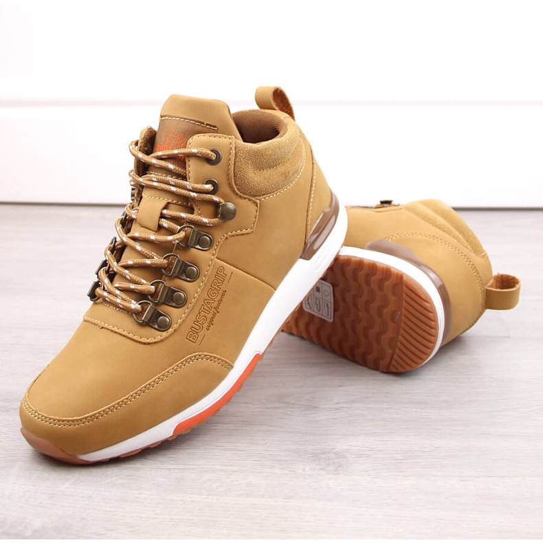 Men's Leather Shoes Yellow Bustagrip 1 Men's Leather Shoes Yellow Bustagrip 1