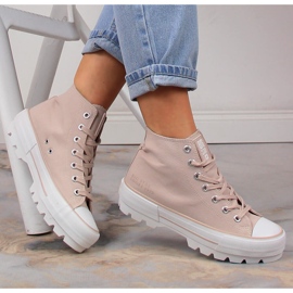 Nude Big Star Women's Sneakers LL274157 beige 1 Nude Big Star Women's Sneakers LL274157 beige 1