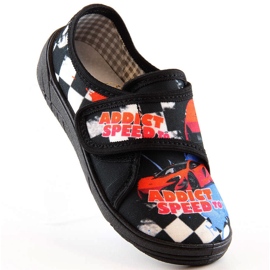 Black Nazo N019SAW boy sneakers for kindergarten school 1