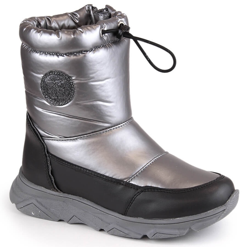 Waterproof girls' snow boots with silver membrane Kornecki 6916 1