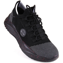 Black sports shoes Big Star LL274684 1